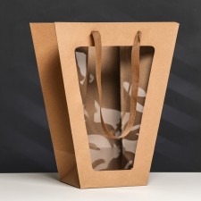 Flower packet 18 × 14 × 35 x 28 cm, craft