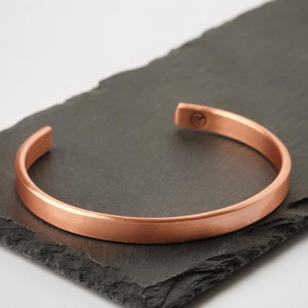 Bracelet "Simple" matte (copper), h = 7mm, d = 7.5 cm-1