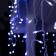 Garland "fringe" 4 × 0.6 m, IP44, white thread, 180 LED, white-blue glow, flashing, 220 V