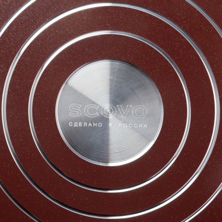 The “Expert” pan, d = 28 cm, anti -stick coating, burgundy color-4