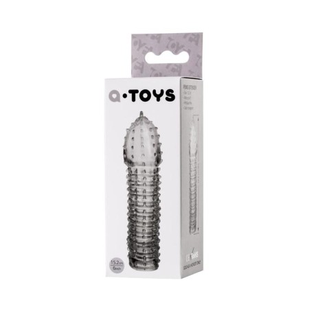 Toyfa A-Toys, TPR, transparent, 15.2 cm penis.-2