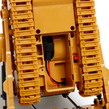Radio -controlled bulldozer XZS, 1:24, with metal elements, works from the battery-6
