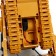 Radio -controlled bulldozer XZS, 1:24, with metal elements, works from the battery