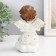 Polystone souvenir "Angel in a dress with patterns, holds a month/star" MIX 9.5x9.5x15 cm