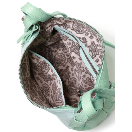 Female bag, genuine leather, 275x205x100 cm, mint-4