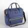 Bag-rug 2 in 1 on wheels 18 ", lightning department, external pocket, blue color