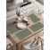 A set of napkins for setting the table “Striped idea”, rectangular, rounded edges, size 30x46 cm, 4 pcs