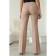 Female trousers, size 44, beige color