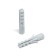Tundra dowel, type S, spine, polypropylene, 4x20 mm, 50 pcs