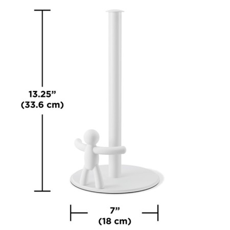 Umbra Buddy paper towels holder, white color-8