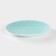 Porcelain plate Infinity, d = 24 cm, turquoise color