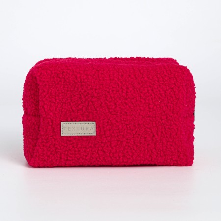 Lightning cosmetic bag, Textura, red color-3