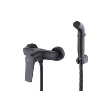 LEMARK Bronx LM3718BL bideter, single -leaf, with hygienic watering can, black