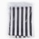 Atlas flap, white-black strip, 100 × 150 cm