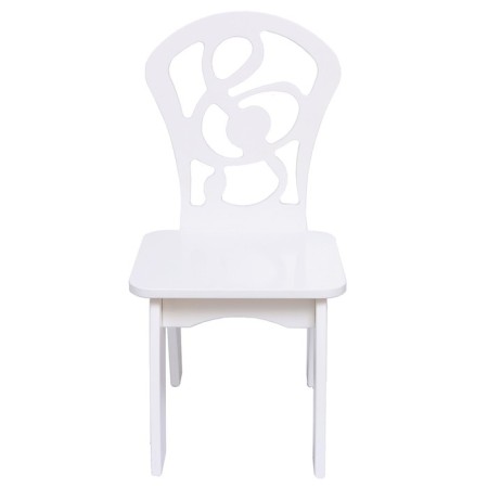 The Supervisor Key chair with a millsed back, the color is white, hard-1