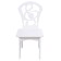 The Supervisor Key chair with a millsed back, the color is white, hard