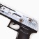 Wooden weapons, children's souvenir "white stream", pistol, 22.5 x 14 cm