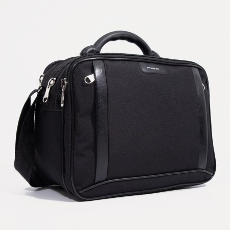Male bag, rise, black color