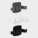 Clip for wires for household appliances, 3 pcs, 9.5 × 5.3 × 2.5 cm, white/black/gray color