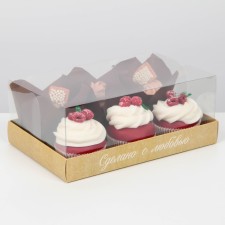 Confectionery box, packaging, “made with love”, 22 x 8 x 13.5 cm