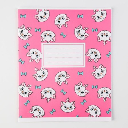 Notebook in a ruler of 12 sheets, 5 types of mix, cover coated cardboard, cats aristocrats-3