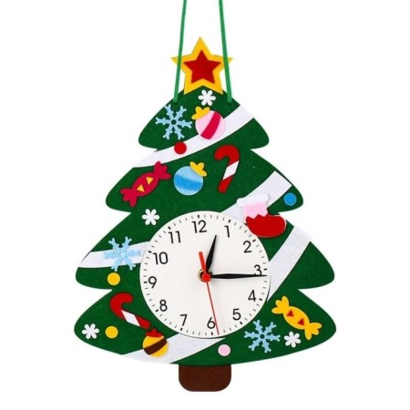 Children's wall clock DIY "Herringbone" do it yourself, a smooth move, 22 x 29 cm