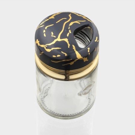 Glass Glass Magistro "Black Marble", 150 ml, 5.5 × 9.5 cm-5