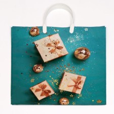 Golden Gifts package, plastic with a plastic pen, 35 x 35 cm, 100 μm