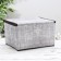 Stelly box for storage with a lid "Ronda", 26 × 20.5 × 16 cm, color gray color