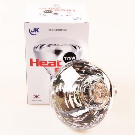 Infrared lamp, 175 b, e27, r125, hardened glass, transparent, jk lighting-1