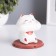 Plastic pendulum from the solar battery "Cat Mani-Neko, well-fed with cheeks" 10x10x10.3 cm