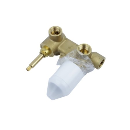 Bronze de Luxe Scandi 14511W shell mixer, built -in, pour 193 mm, white-2