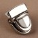 Bag -3 × 2 cm fastener, silver color