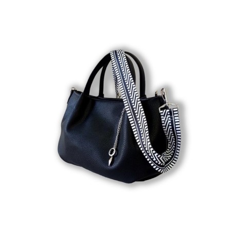 Tout bag, lightning department, black color-1