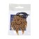 The amulet "Print of Veles" is large, cedar, gives men strength, women calm