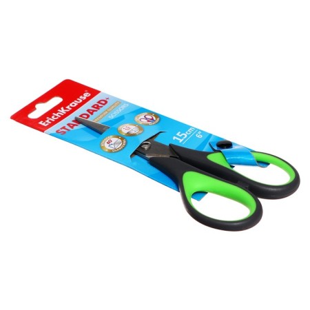 Scissors Erichkrause Standard+, 15 cm, mix-4