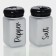 Set for spices on the Classic stand, 2 items: Solonka 150 ml, List of 150 ml