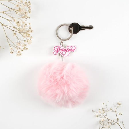 Fluffy keychain, children's “Magic Girl”, 9 x 10 cm-3