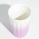 A glass of ceramic faceted “gradient”, 230 ml, white color