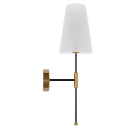 Bra Freya Fr5196WL-01BBS TIDA, 200x130x140 mm, E14, 1x40W, black color and brass-2