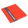 Universal diary for grades 1-11 Lenta, solid cover of artificial leather, applique, silkography, liesse, 48 sheets, red
