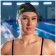 Hat of swimming adult Onlytop, silicone, girth 54-60 cm, black color
