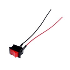 Keyboard switch with fixation, wire 10 cm, red