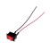 Keyboard switch with fixation, wire 10 cm, red