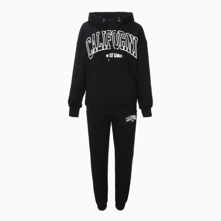 Women's costume (sweatshirt/pants), black color, size S (42)-5