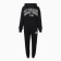 Women's costume (sweatshirt/pants), black color, size S (42)