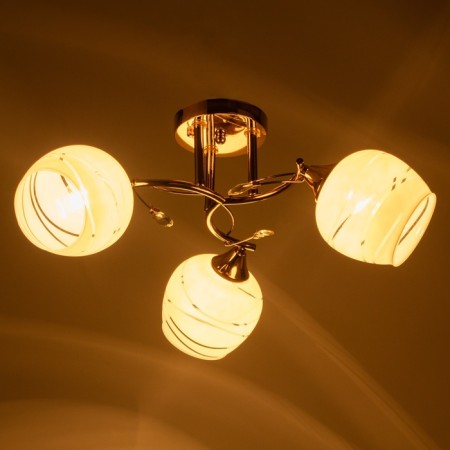 Rafael chandelier 3x60W E27 gold 56x56x22.5cm-2