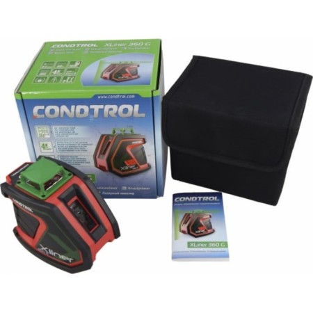 Laser level of Condtrol Xliner 360 G 1-2-134, 50 m, ± 0.2 mm, thread 1/4 ", 5/8"-5
