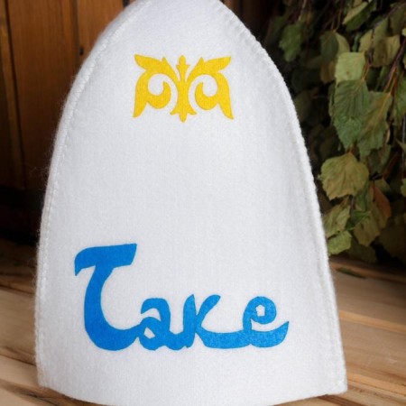 Bath cap with applique "Take"-3