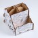 Organizer-painting for stationery "number one" machine, 13x13x12 cm.